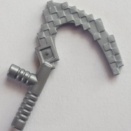 Lego kosa Minecraft, stříbrná (65505e FLAT SILVER)